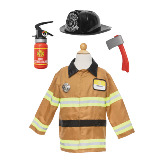 Great Pretenders  Tan Firefighter Set with Accessories
