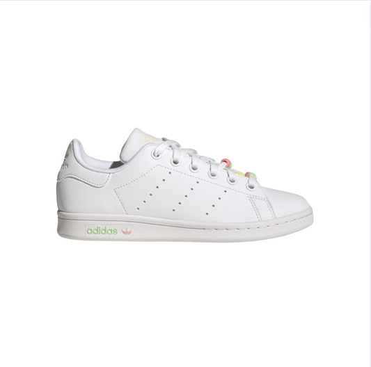 Adidas Stan Smith J White  Beaded