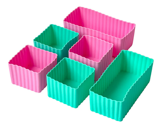 Yumbox Silicone Cup Set Pink/Aqua