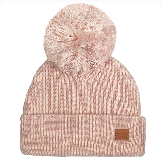 Babyfied Apparel PomPom Toque Light Pink