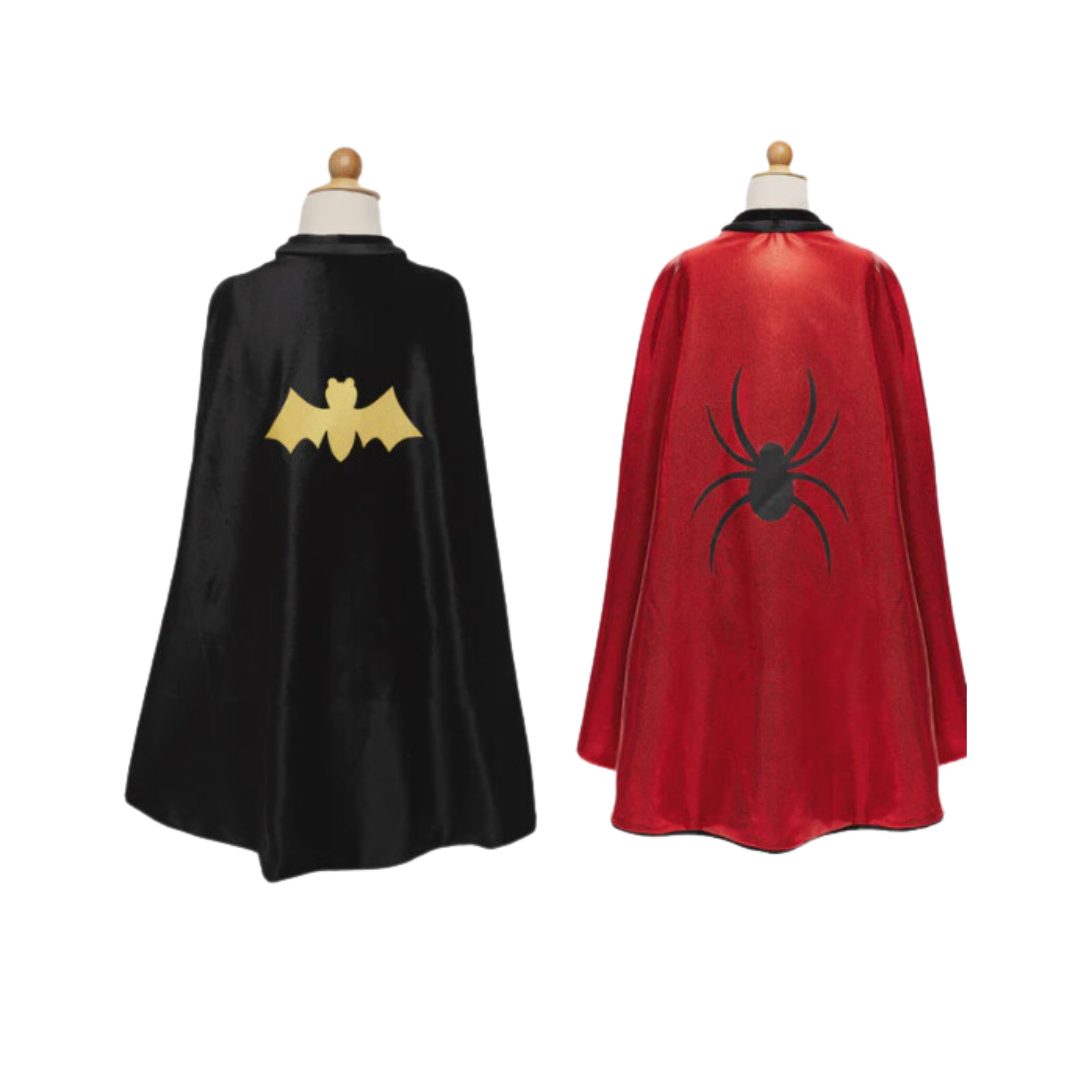 Great Pretenders Reversible Spider/Bat Flowing Cape