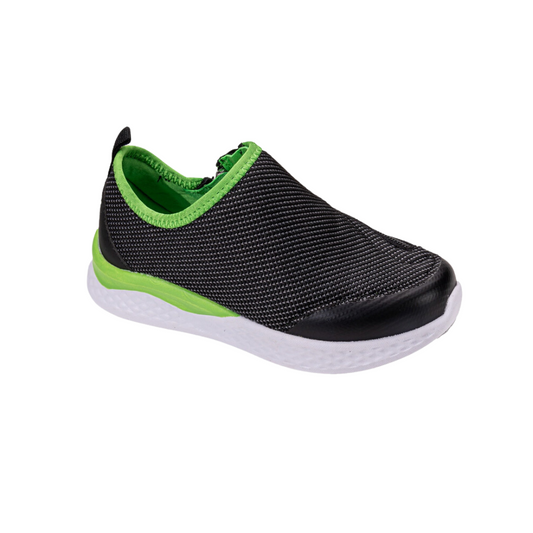 Friendly Shoes Kids Force Black Lime