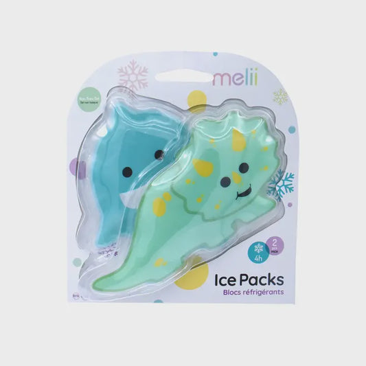 Melii Gel Ice Packs Dino + Shark