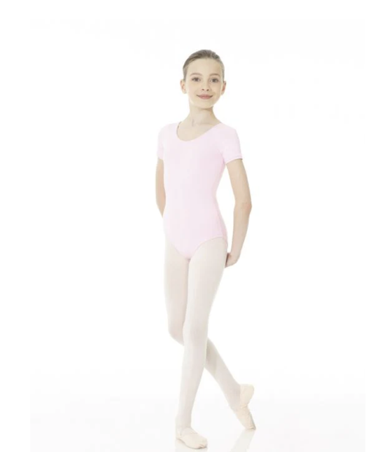 Mondor Leotard True Pink Sleeves