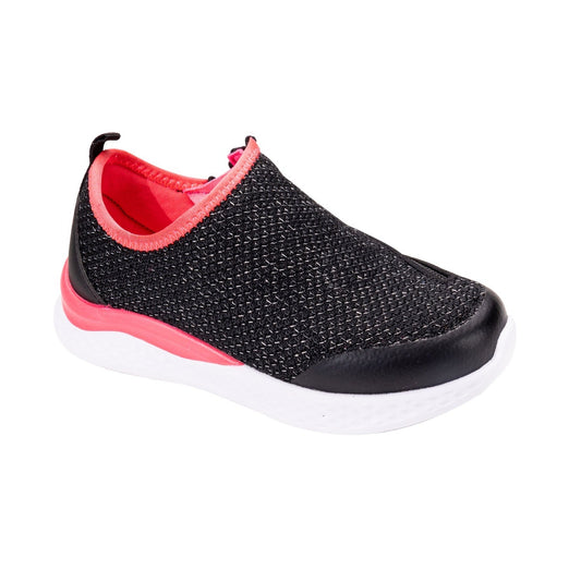 Friendly Shoes Kids Force Black Shimmer