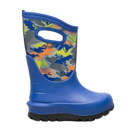 Bogs Neo Classic Topo Camo Blue