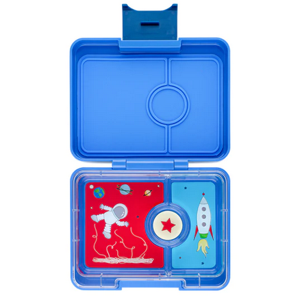 Yumbox 3C Snack True Blue Rocket Tray