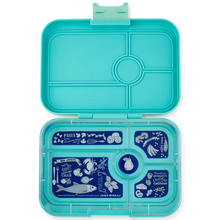 Yumbox 5C Tapas Antibes Blue Bon Appetit Tray