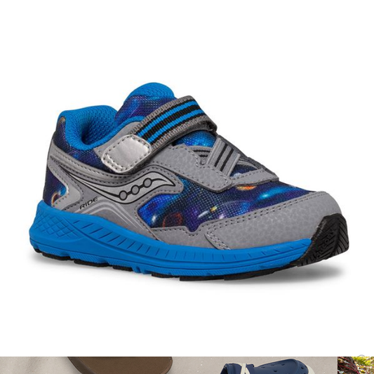 Saucony Ride 10 JR Grey Blue Space