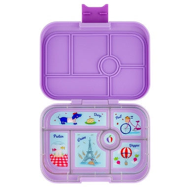 yumbox 6C Original Lulu Purple Paris Tray