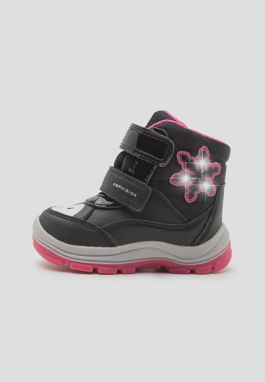 Geox Flanfil G. Black Fuchsia